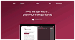 Desktop Screenshot of ivyapp.com