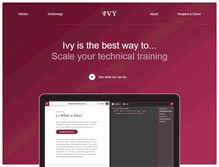 Tablet Screenshot of ivyapp.com